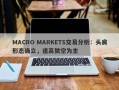 MACRO MARKETS交易分析：头肩形态确立，逢高做空为主