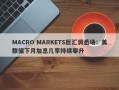 MACRO MARKETS巨汇洞悉场：美联储下月加息几率持续攀升