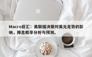 Macro巨汇：美联储决策对美元走势的影响，降息概率分析与预测。