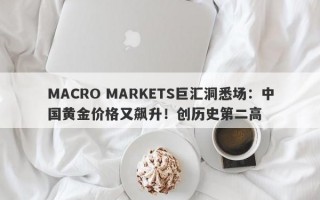 MACRO MARKETS巨汇洞悉场：中国黄金价格又飙升！创历史第二高