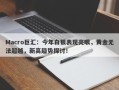 Macro巨汇：今年白银表现亮眼，黄金无法超越，新高趋势探讨！