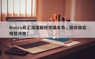 Macro巨汇深度解析市场走势，助你做出明智决策！