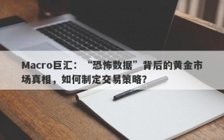 Macro巨汇：“恐怖数据”背后的黄金市场真相，如何制定交易策略？