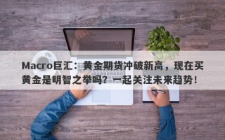 Macro巨汇：黄金期货冲破新高，现在买黄金是明智之举吗？一起关注未来趋势！