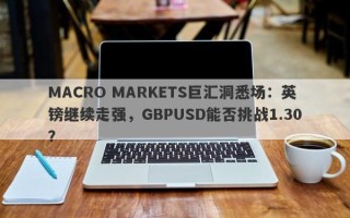 MACRO MARKETS巨汇洞悉场：英镑继续走强，GBPUSD能否挑战1.30？