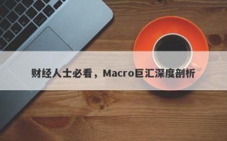 财经人士必看，Macro巨汇深度剖析