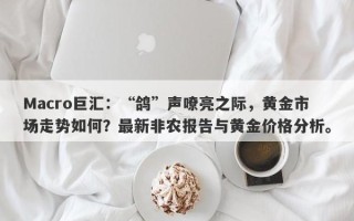 Macro巨汇：“鸽”声嘹亮之际，黄金市场走势如何？最新非农报告与黄金价格分析。