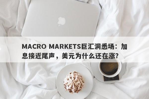 MACRO MARKETS巨汇洞悉场：加息接近尾声，美元为什么还在涨？-第1张图片-Macro Markets巨汇