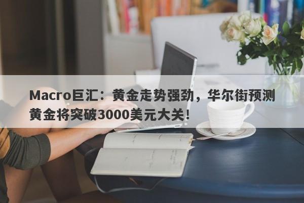 Macro巨汇：黄金走势强劲，华尔街预测黄金将突破3000美元大关！-第1张图片-Macro Markets巨汇